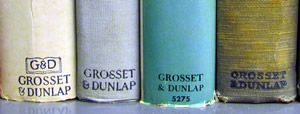 Grosset & Dunlap Spines