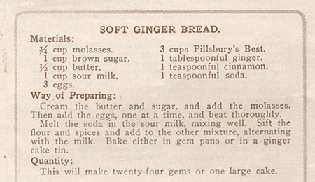 soft gingerbread